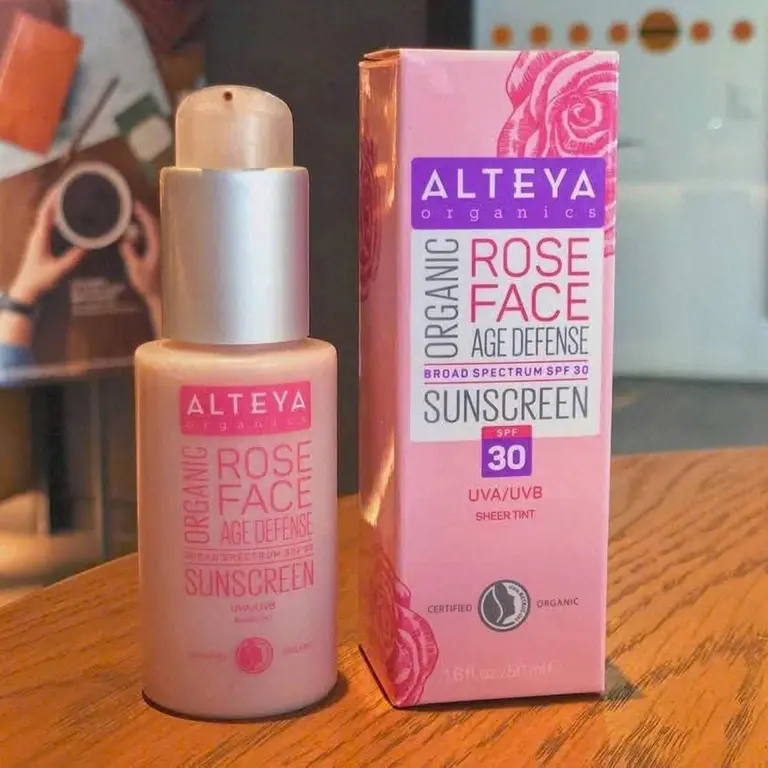 Alteya Organics Rose Face SPF30 Organic Sunscreen